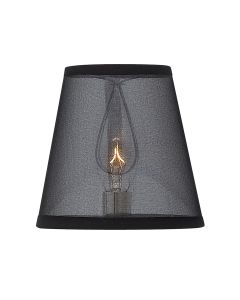 Clip shade - for Ascher - Black Organza
