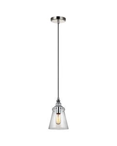 Loras 1 Light Mini Pendant - Chrome
