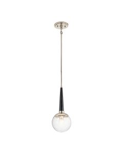 Marilyn 1 Light Pendant - Polished Nickel