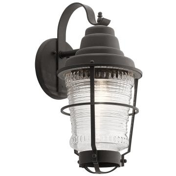 Chance Harbor 1 Light Large Wall Lantern - Weathered Zinc