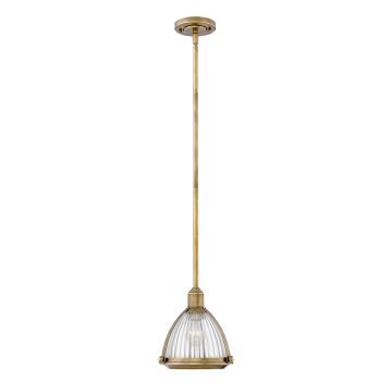 Elroy 1 Light Pendant - Heritage Brass