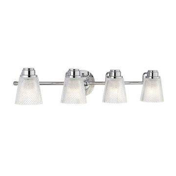 Hudson 4 Light Wall Light - Polished Chrome