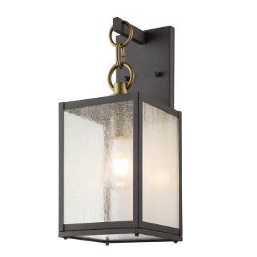 Lahden 1 Light Medium Wall Lantern - Weathered Zinc