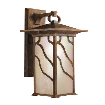 Morris 1 Light Large Wall Lantern - Distressed Copper