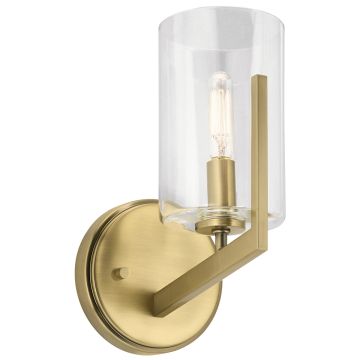 Nye 1 Light Wall Light - Brushed Natural Brass