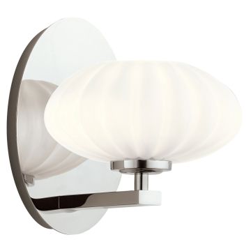 Pim 1 Light Wall Light - Polished Chrome