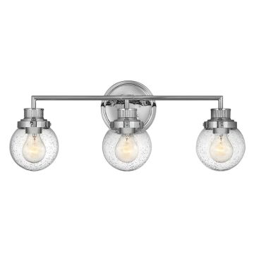 Poppy 3 Light Wall Light - Polished Chrome