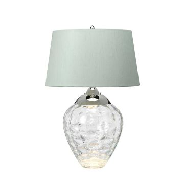 Samara Table Lamp - Clear - Polished Nickel