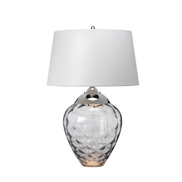 Samara Table Lamp - Smoke - Polished Nickel