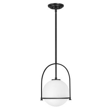 Somerset 1 Light Medium Pendant - Black