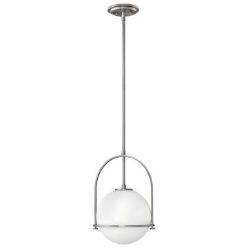Somerset 1 Light Medium Pendant - Brushed Nickel