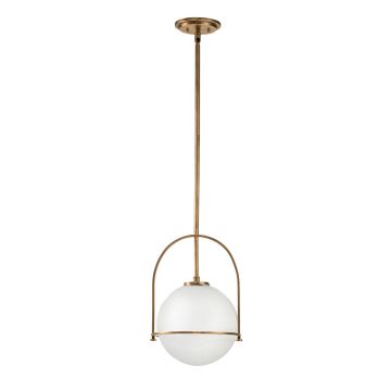 Somerset 1 Light Medium Pendant - Heritage Brass