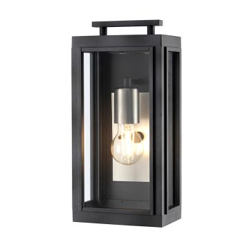Sutcliffe 1 Light Wall Lantern - Aged Zinc & Antique Nickel
